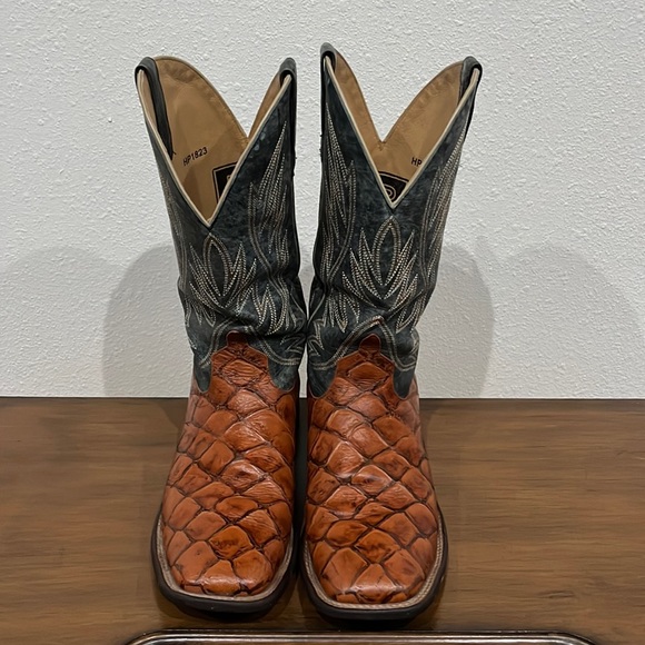 Horse Power HP-1823 Square Toe Cowboy Boots Men Size 12D Normal Wear